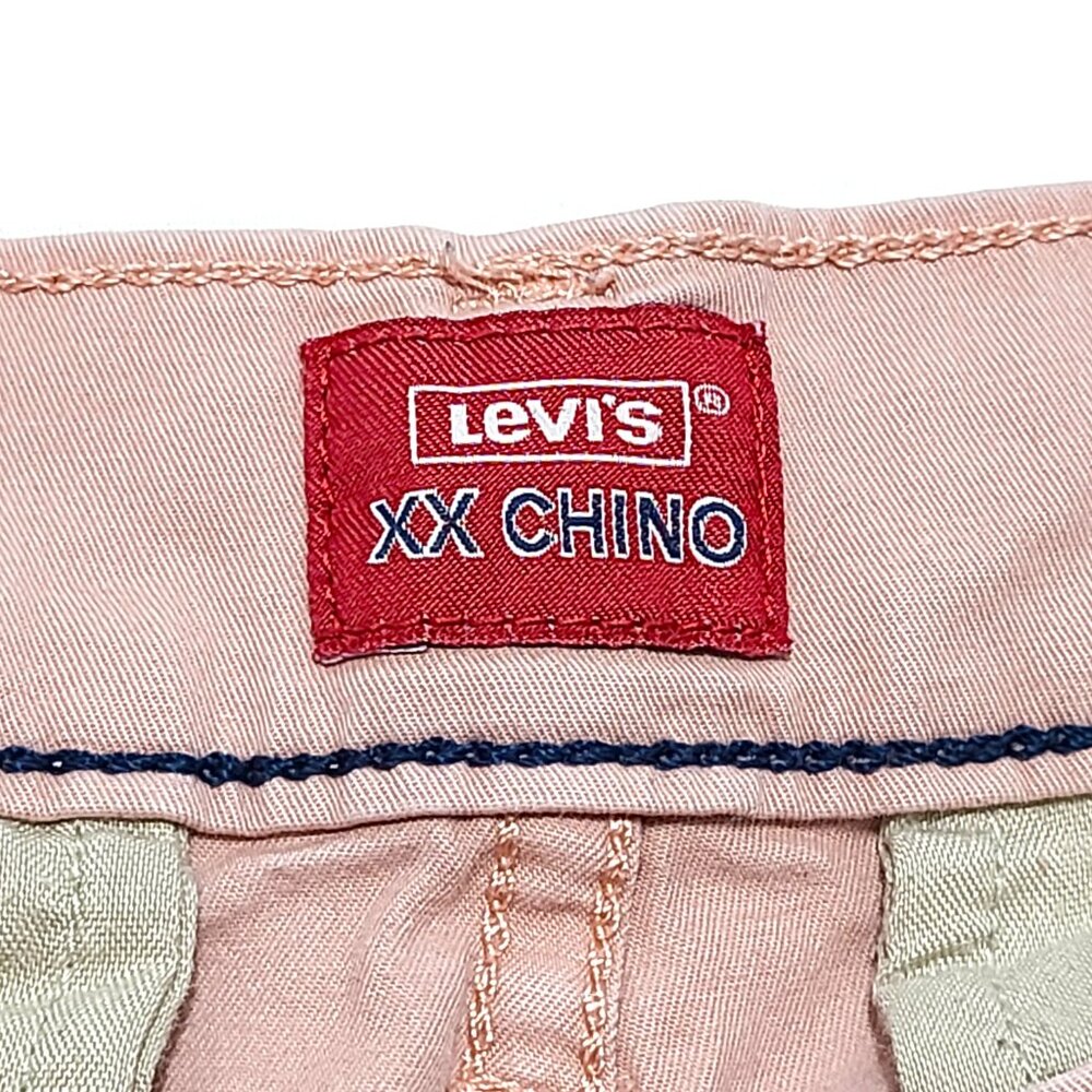 Men's sz 30 Levi's XX Chino Pink 9" Inseam Chino Shorts Bermuda - Picture 4 of 11